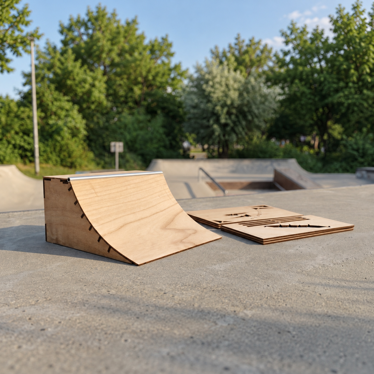 DIY Wooden Fingerboard Ramps