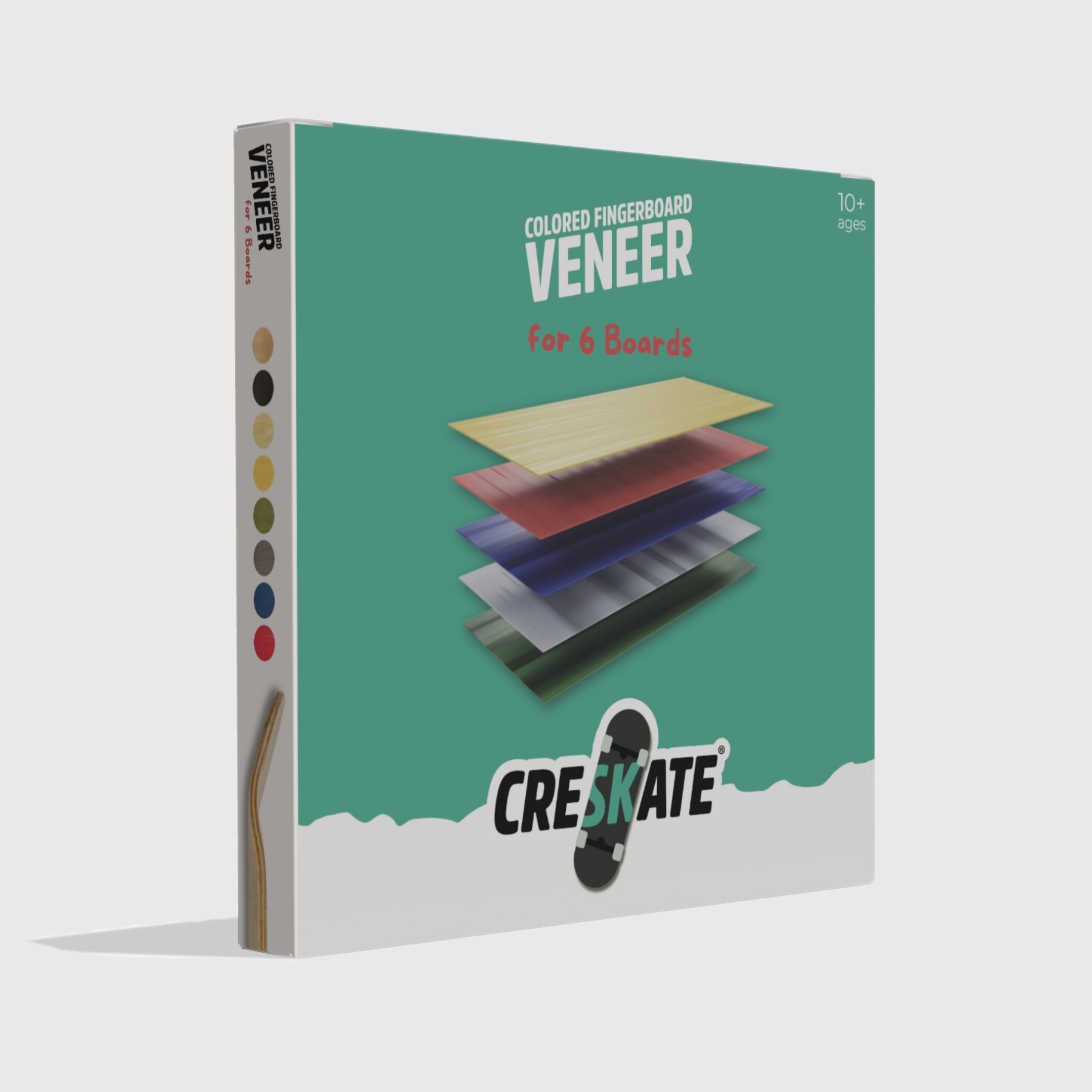 Colored Fingerboard Veneer - 6 Boards