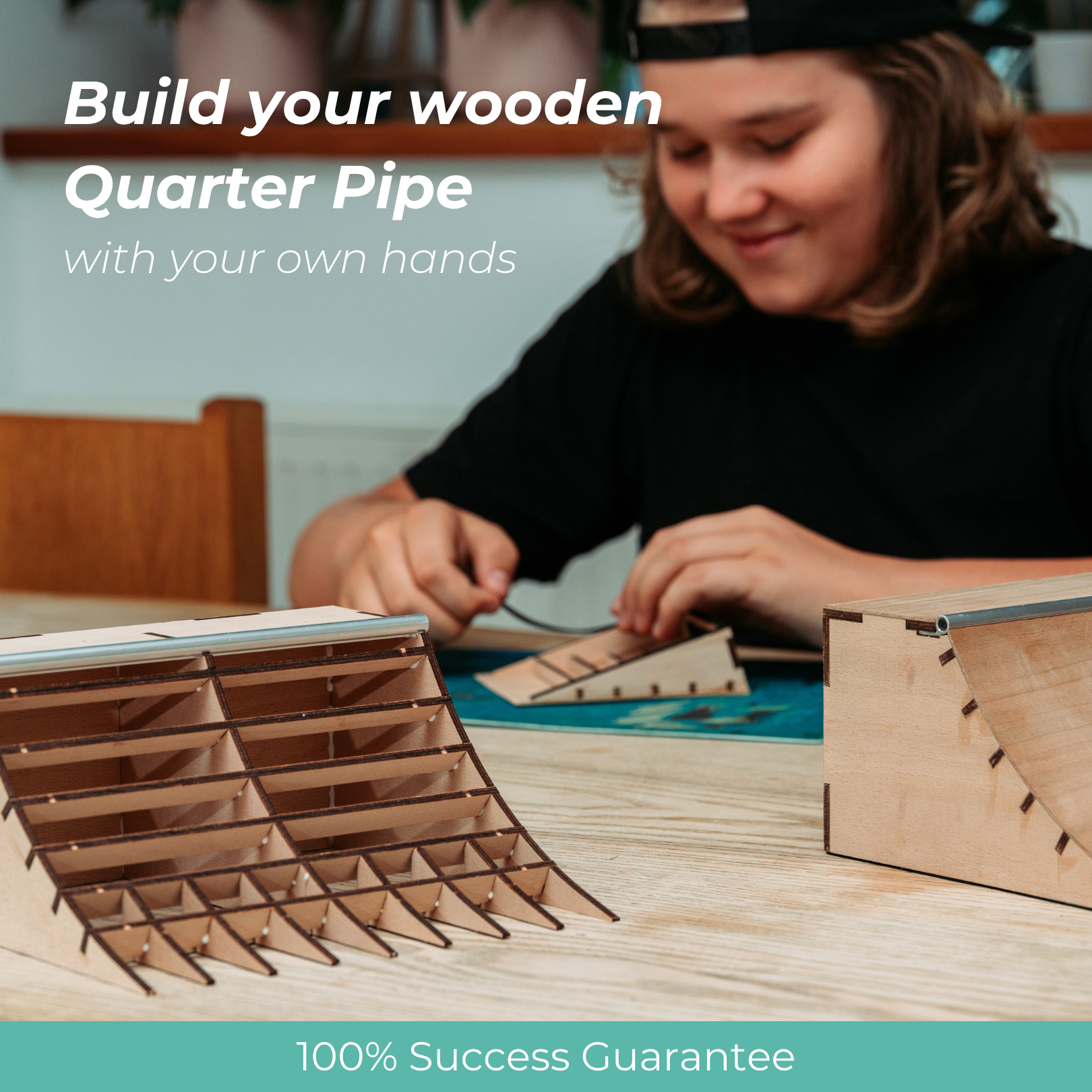 DIY Wooden Quarter Pipe Kit