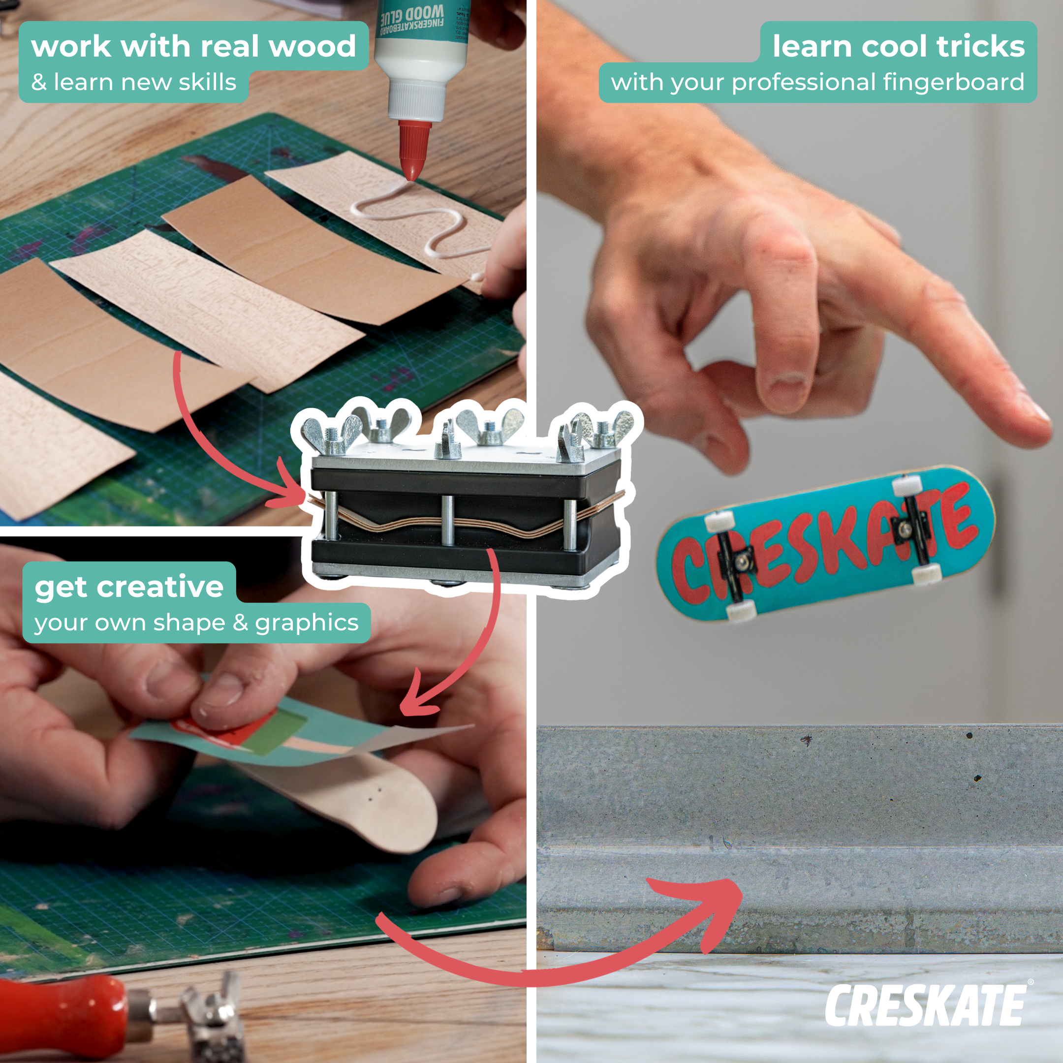 Fingerboard Bausatz Starter Bundle