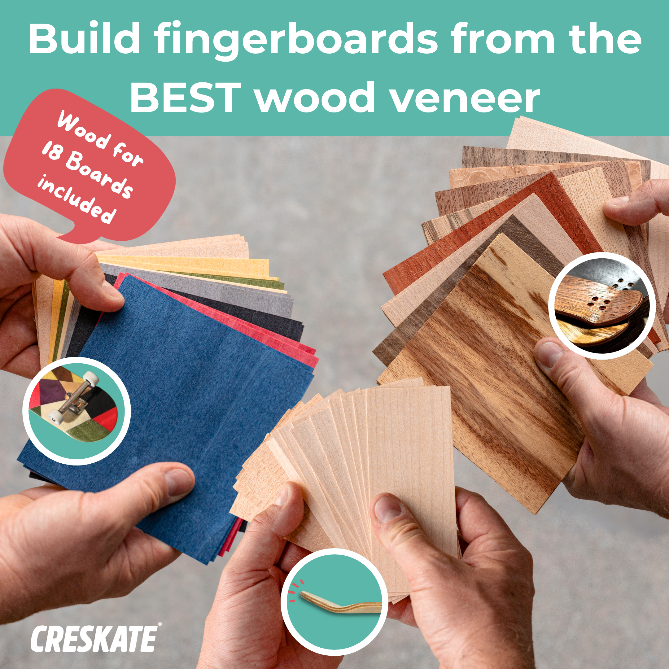 Fingerboard Bausatz Starter Bundle