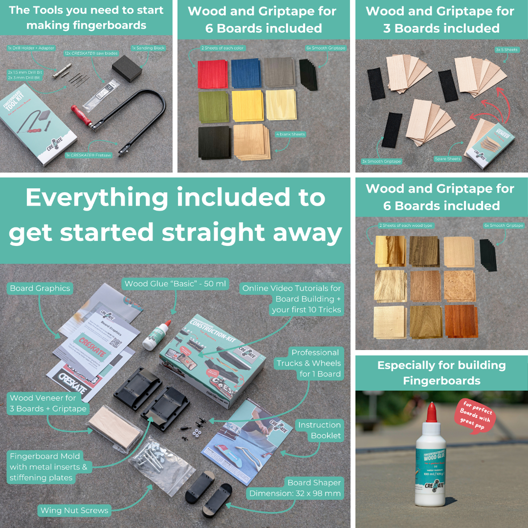 Fingerboard Bausatz Starter Bundle