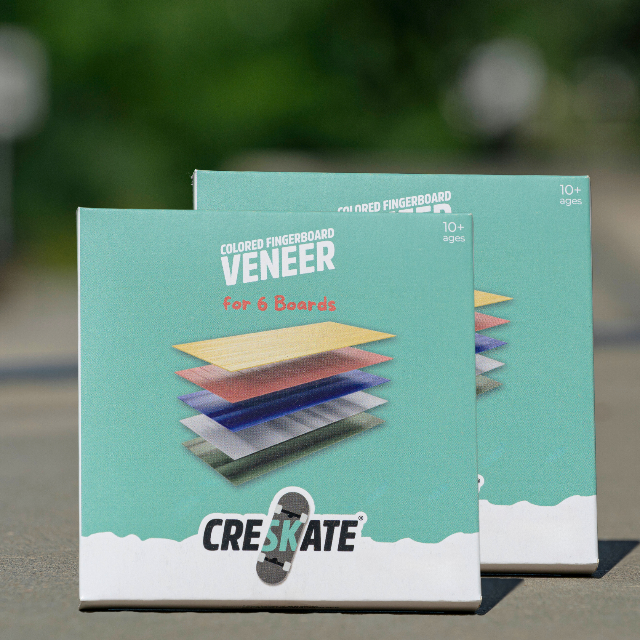 Colored Fingerboard Veneer - 12 Boards