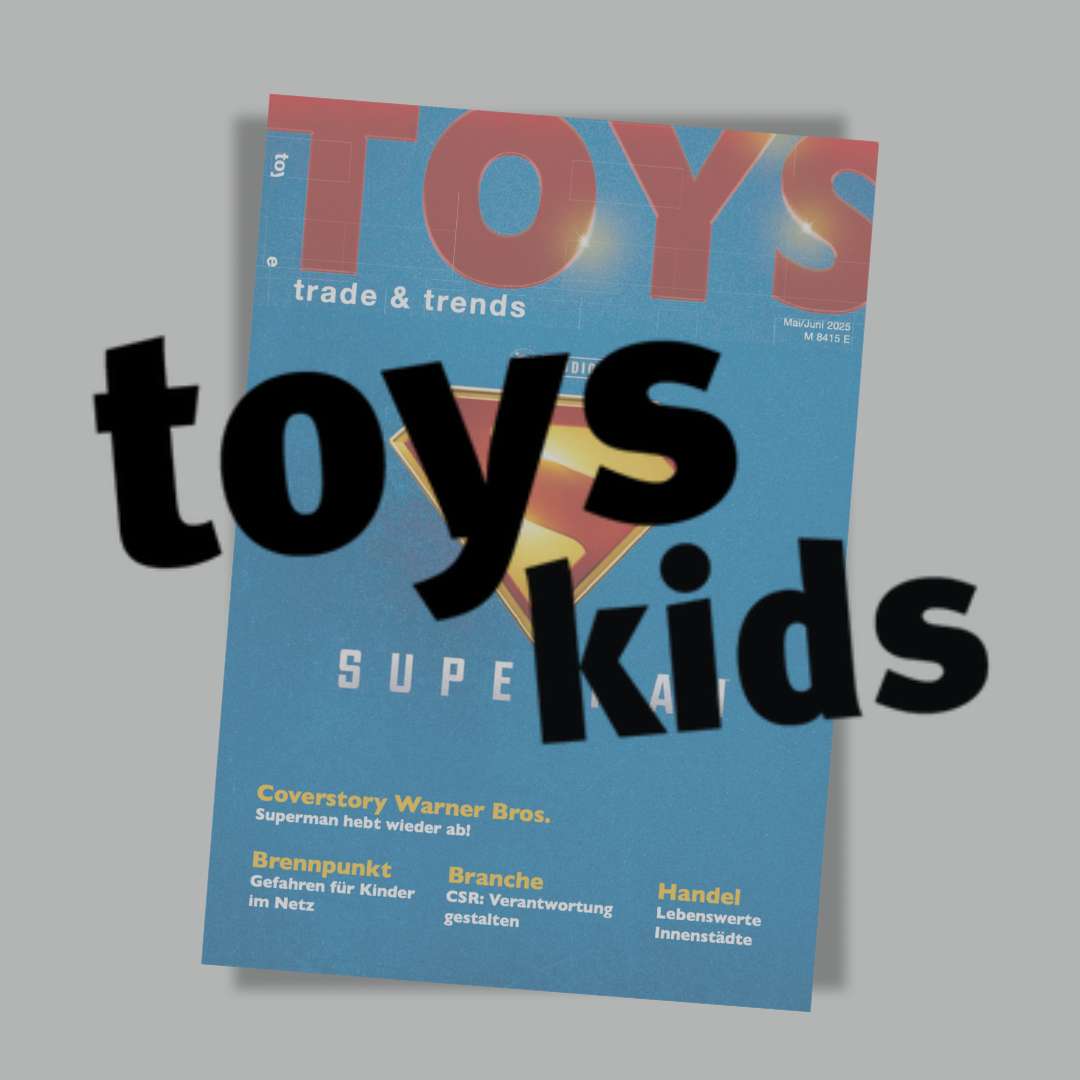 Featured in TOYS-KIDS Trade Magazine