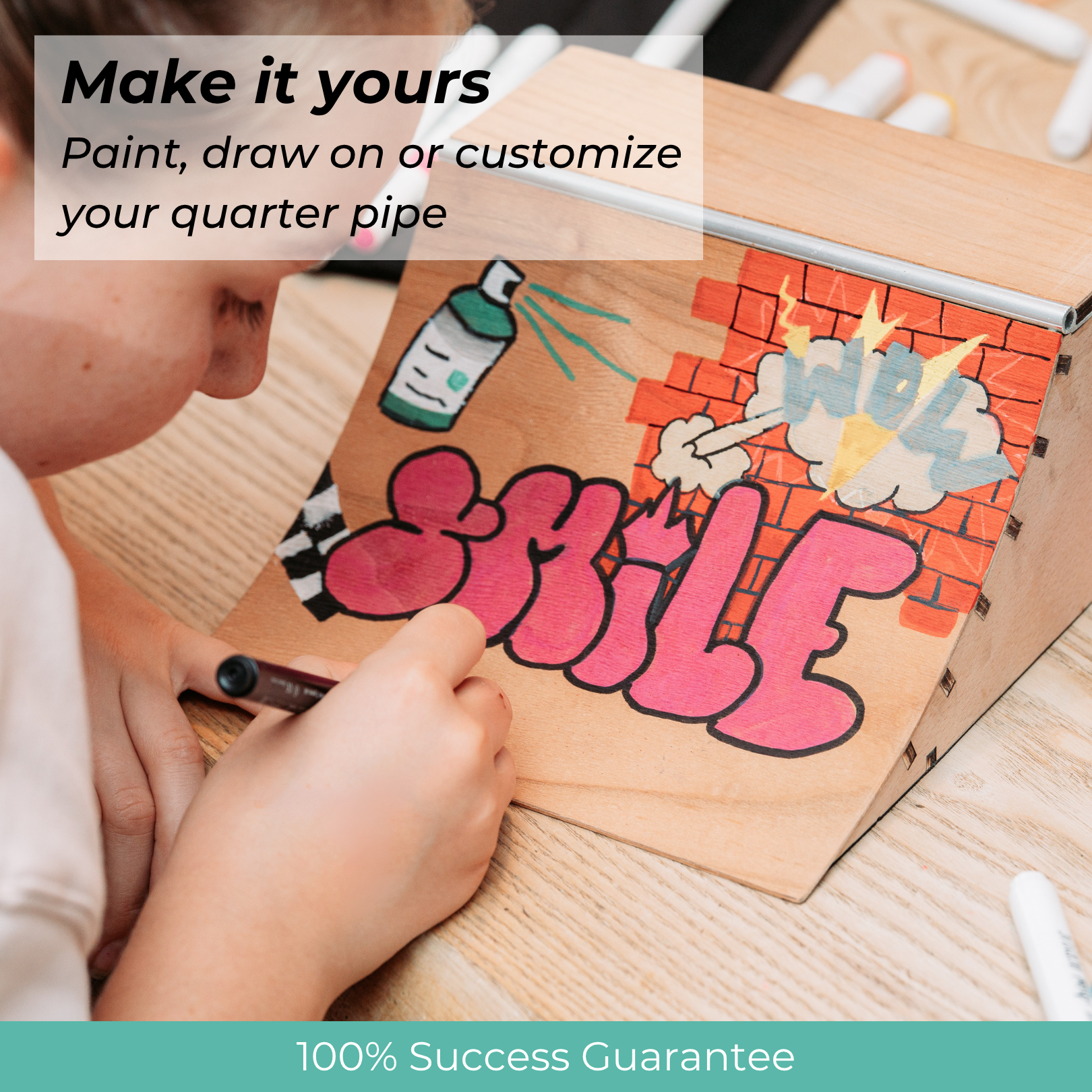 DIY Wooden Quarter Pipe Kit