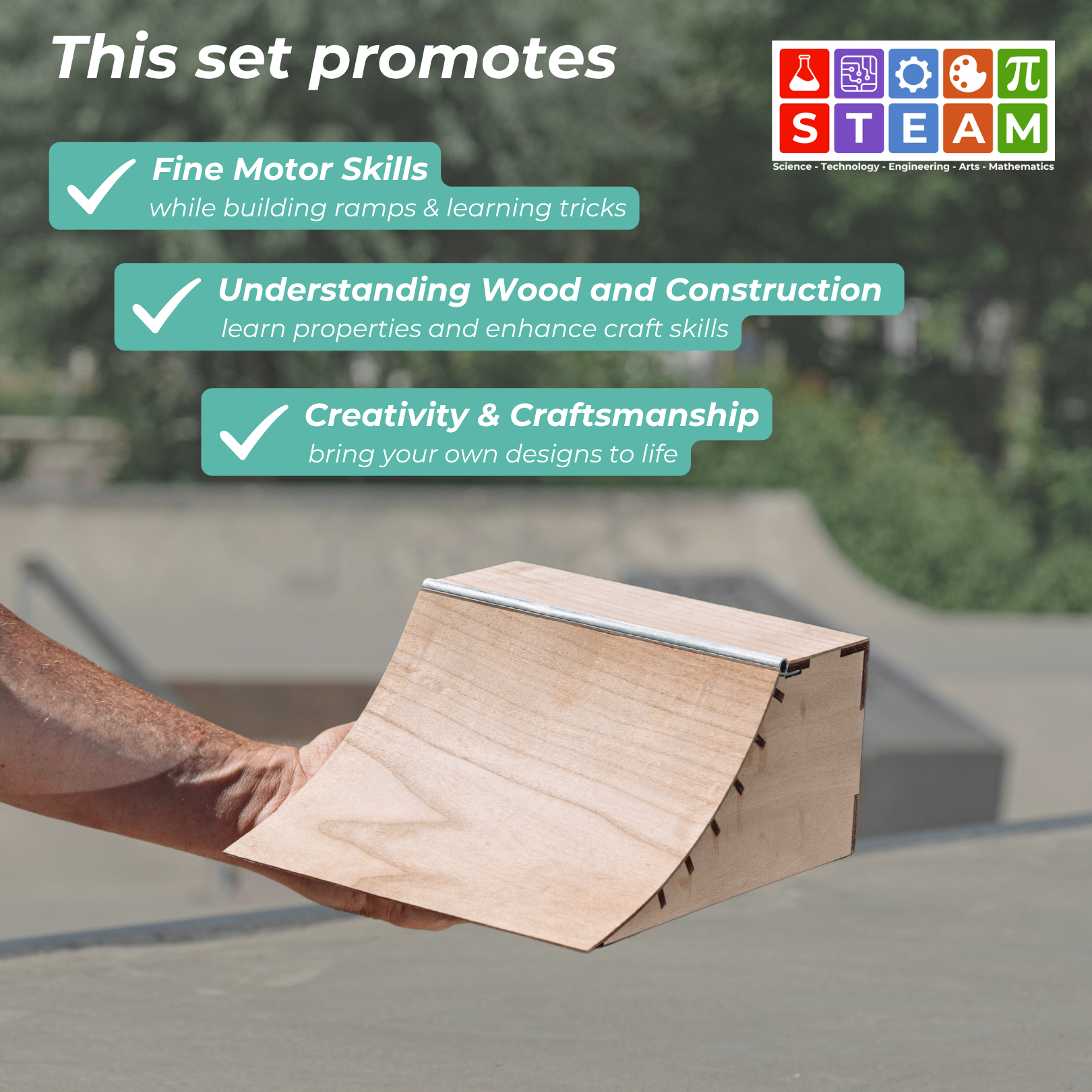 DIY Wooden Quarter Pipe Kit
