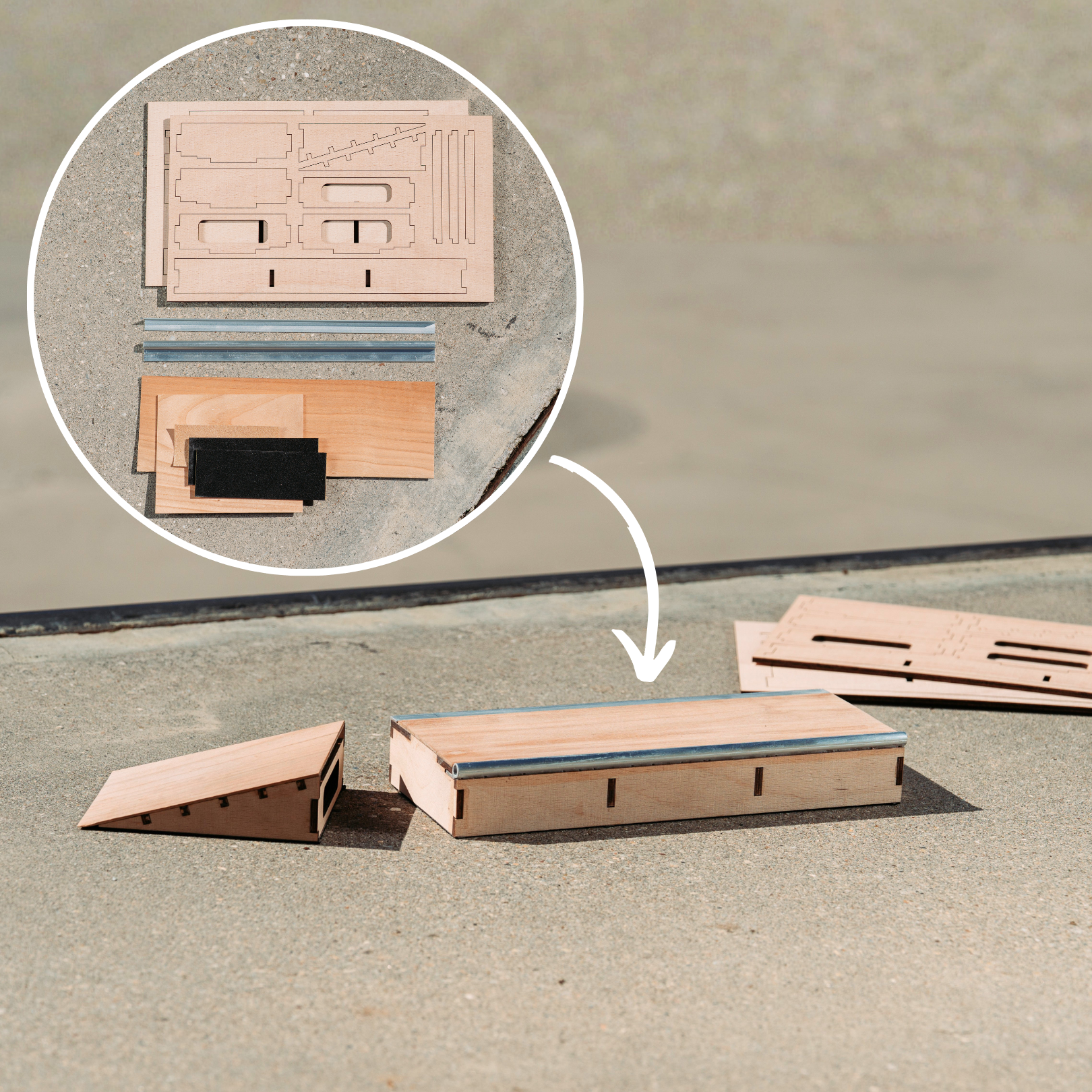 DIY Wooden Curb & Kicker Kit