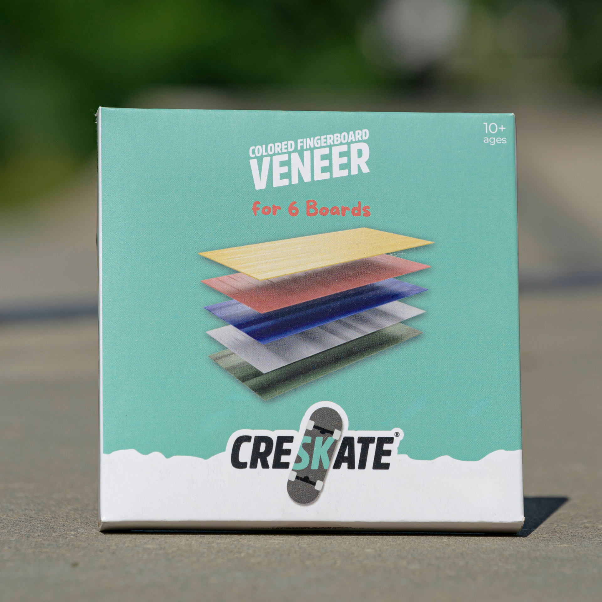 colored veneer pack | build wooden fingerskateboards