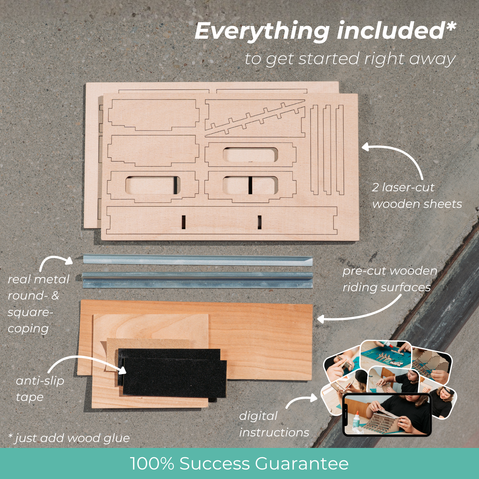 DIY Wooden Curb & Kicker Kit