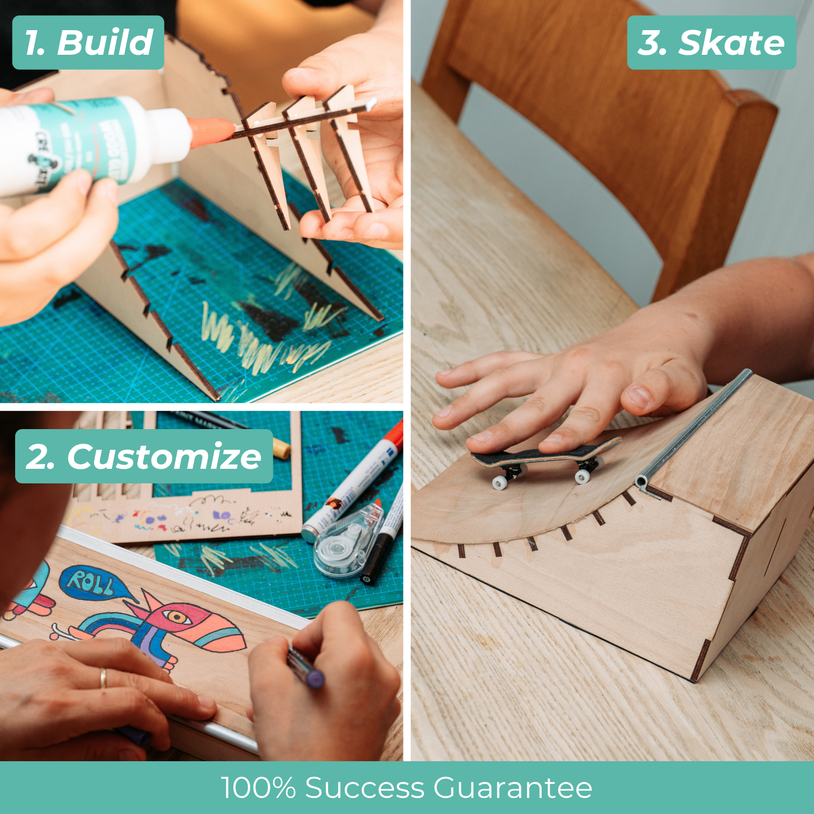 DIY Wooden Quarter Pipe Kit
