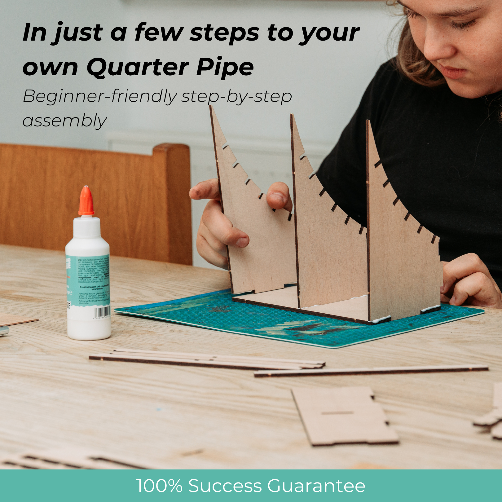 DIY Wooden Quarter Pipe Kit