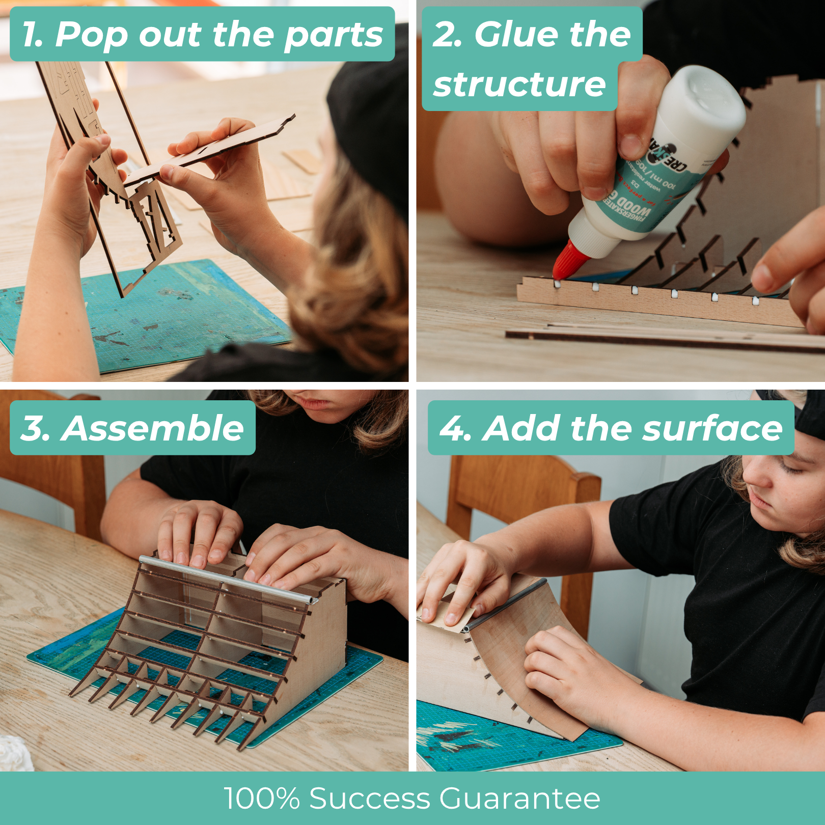 DIY Wooden Quarter Pipe Kit