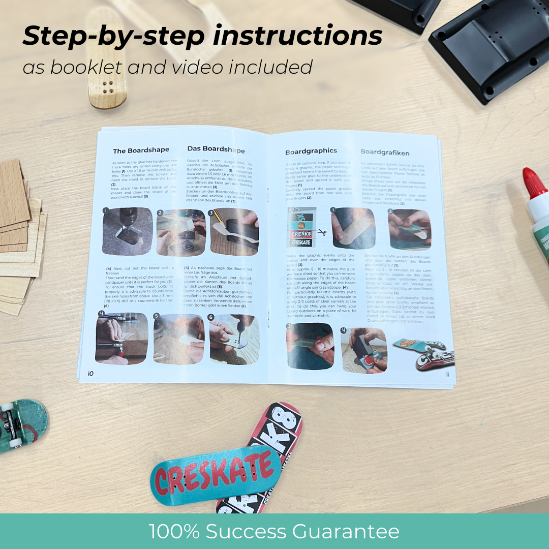 Fingerskateboard Construction Kit - for Beginners