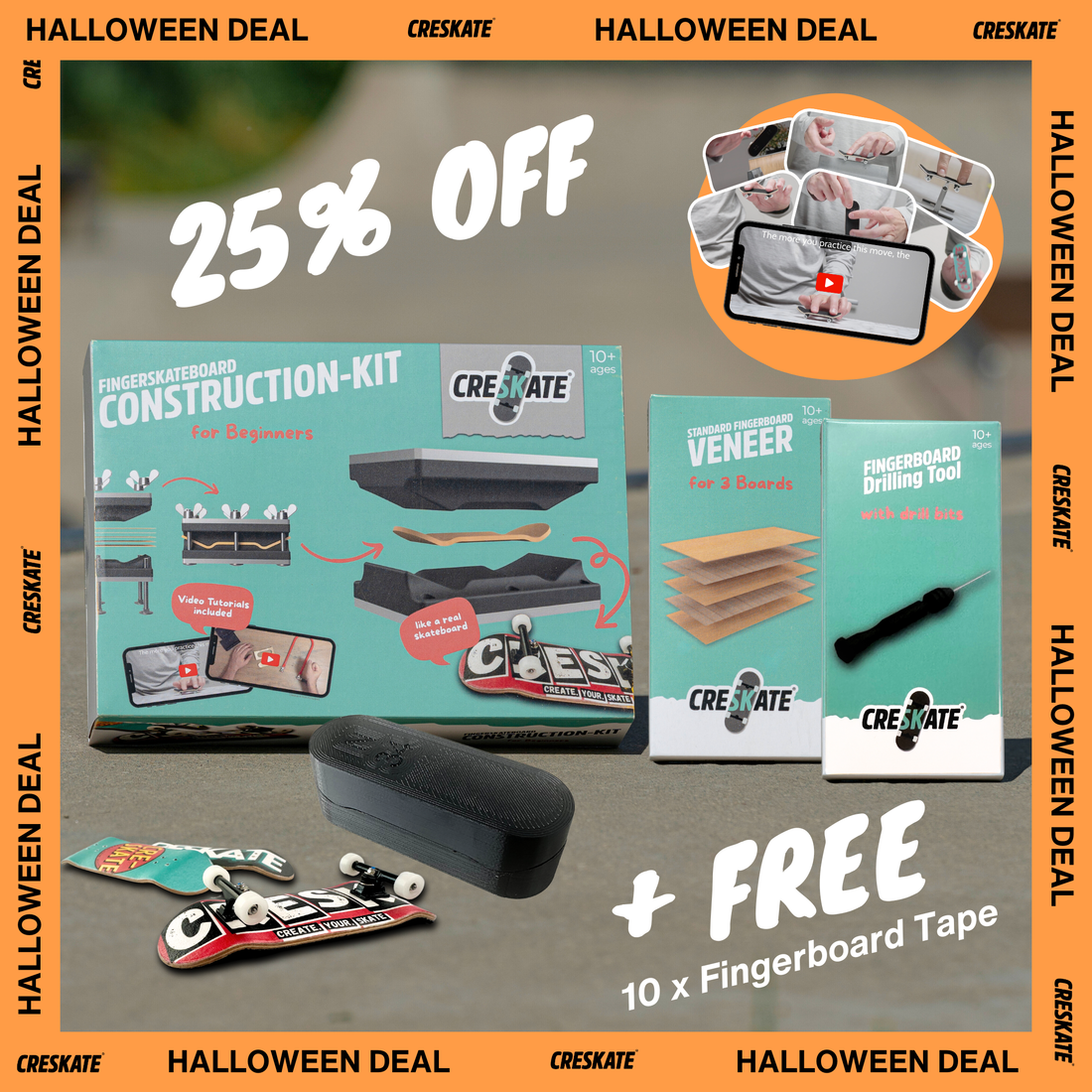 Create Your Skate: the first fingerboard construction kit