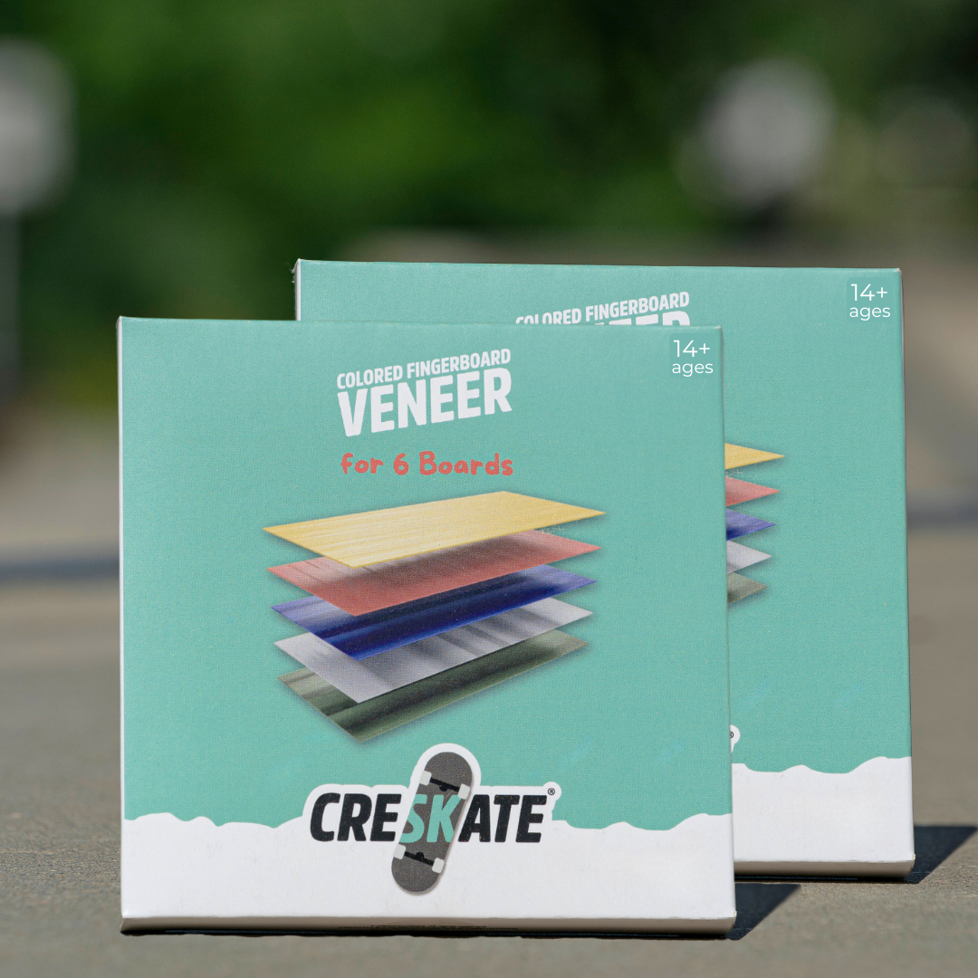 Colored Fingerboard Veneer - 12 Boards